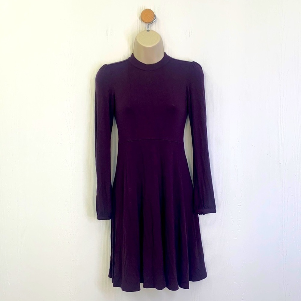 American Eagle - Soft and Sexy Soft Deep Plum Midi Dress Size XXS